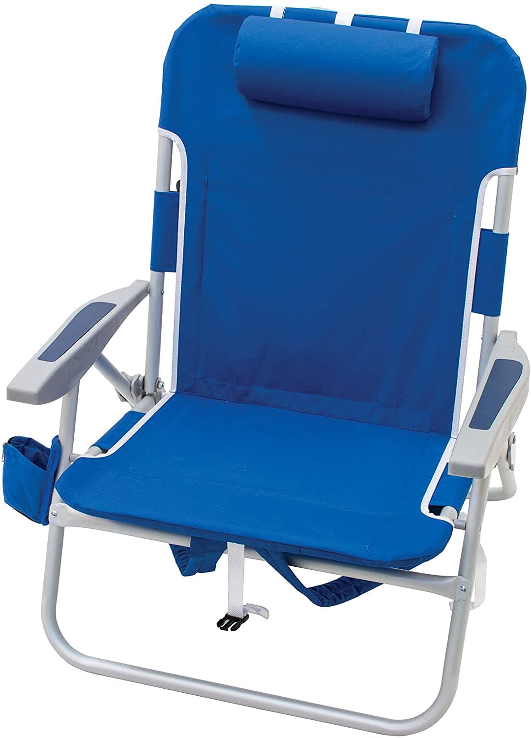 RIO Big Boy 4-Position 13" High Seat Backpack Beach Folding Chair - Senior.com Beach Chairs