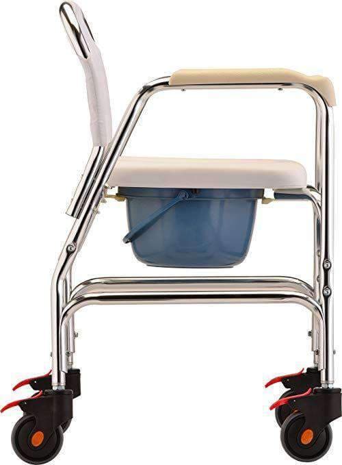 Nova Medical Shower Commode with Wheels - Senior.com Commodes