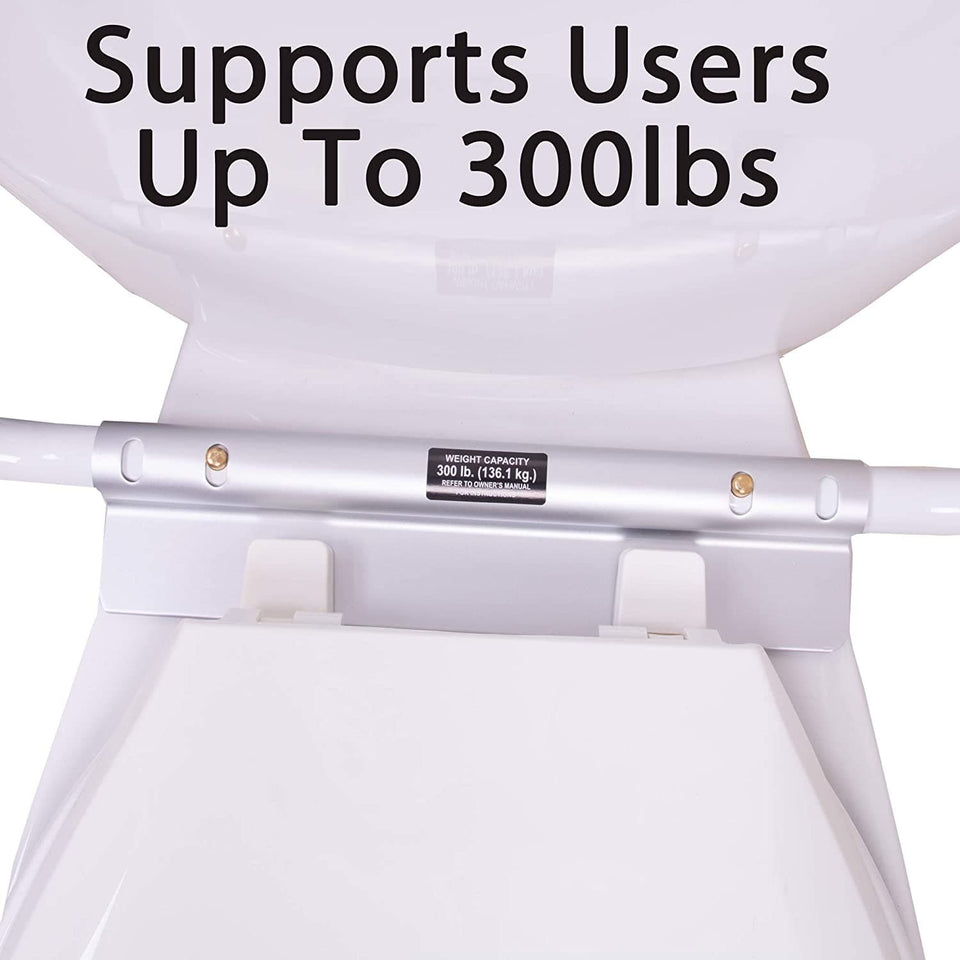 Carex Toilet Safety Frame with Adjustable Width Easy Installation