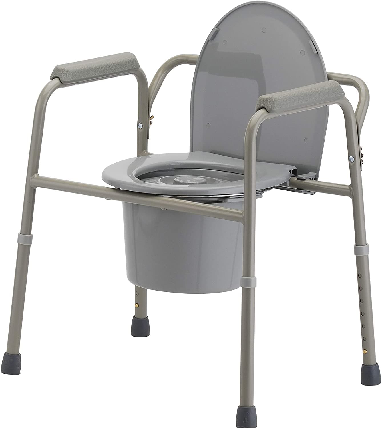Nova Medical 3-in-1 Lightweight Bedside Commode Plus Toilet Safety Frame - Senior.com Commodes