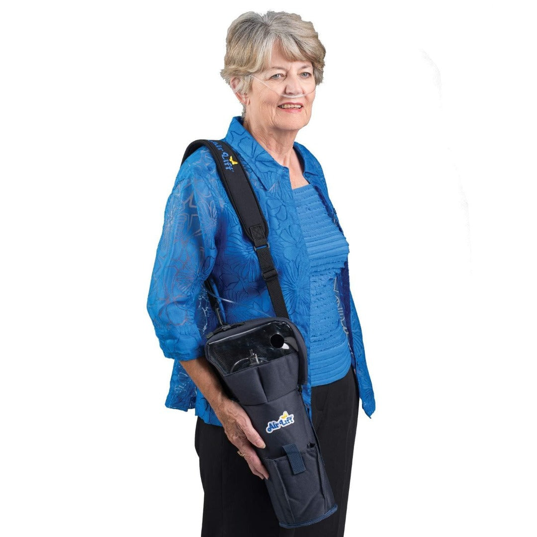 Air Lift Comfort Shoulder Bag for M9/C Oxygen Cylinders - Senior.com Oxygen Bags