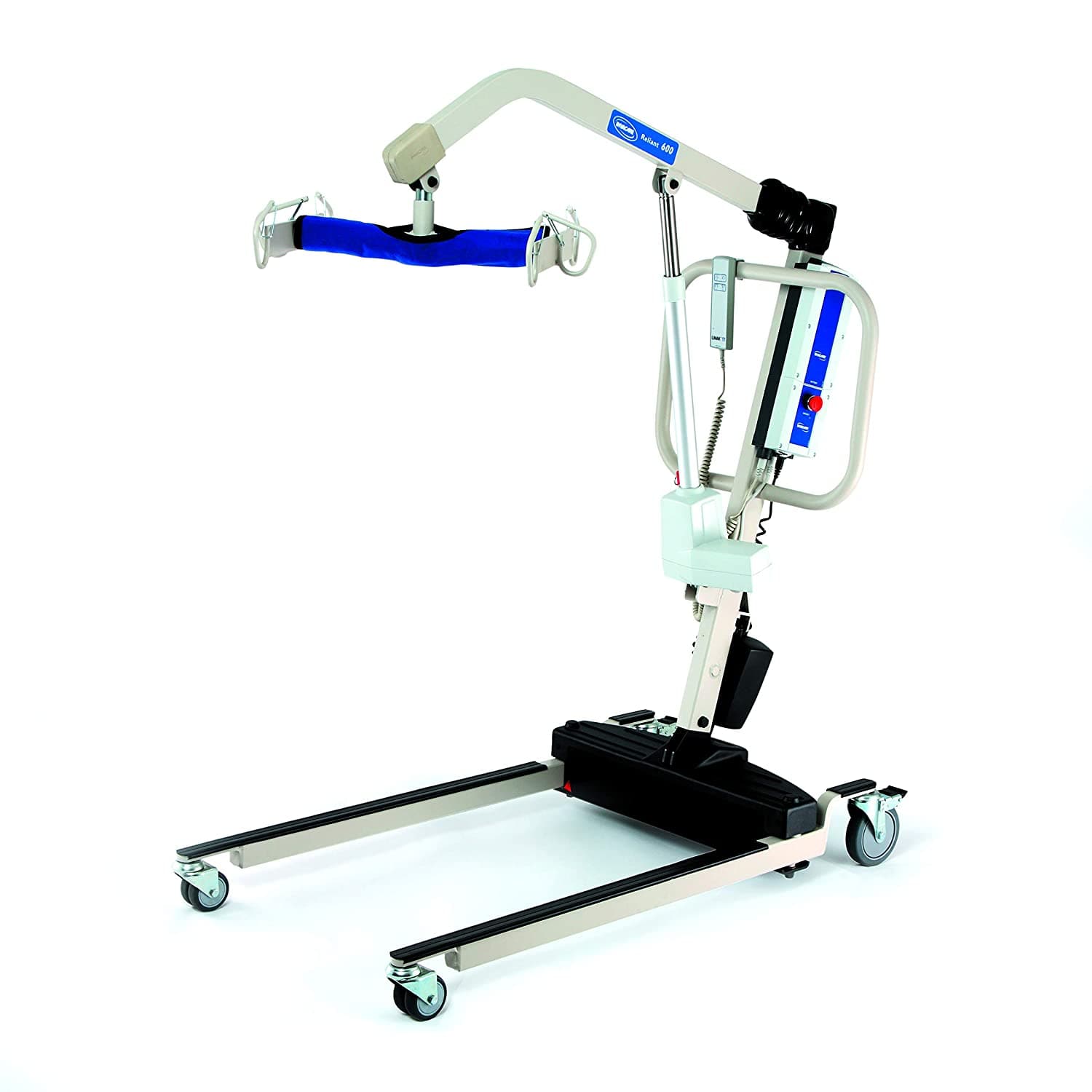 Invacare Reliant 600 Heavy-Duty Power Lift with Power Opening Low Base - Senior.com Patient Lifts