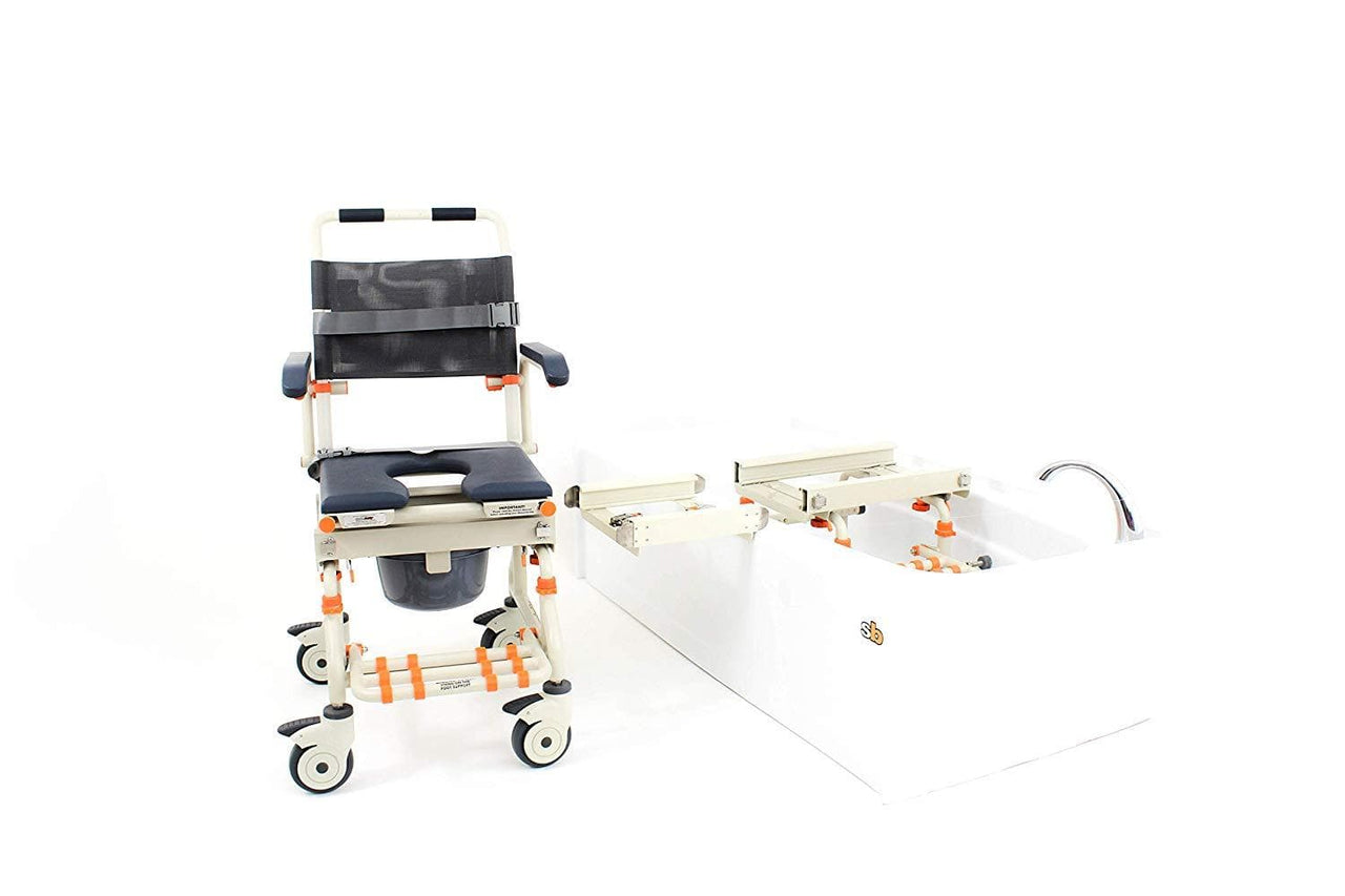 ShowerBuddy TubBuddy Lightweight Tub Transfer System with Commode
