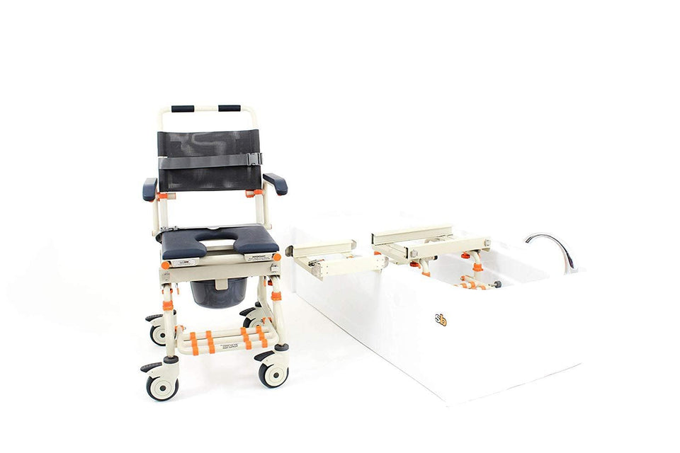 ShowerBuddy TubBuddy Lightweight Tub Transfer System with Commode