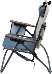 RIO Hi Boy Lace-up Steel Gear Removable Backpack Chair - Slate/Putty - Senior.com Portable Chairs