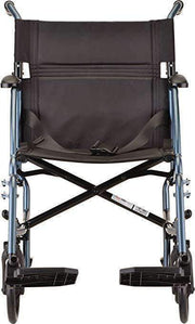 Nova Medical 18" Lightweight Aluminum Folding Transport Wheelchairs - Senior.com Transport Chairs