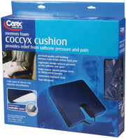 Carex Memory Foam Coccyx Seat Cushion - Tailbone Pain Relief Cushion - Senior.com Coccyx Cushions