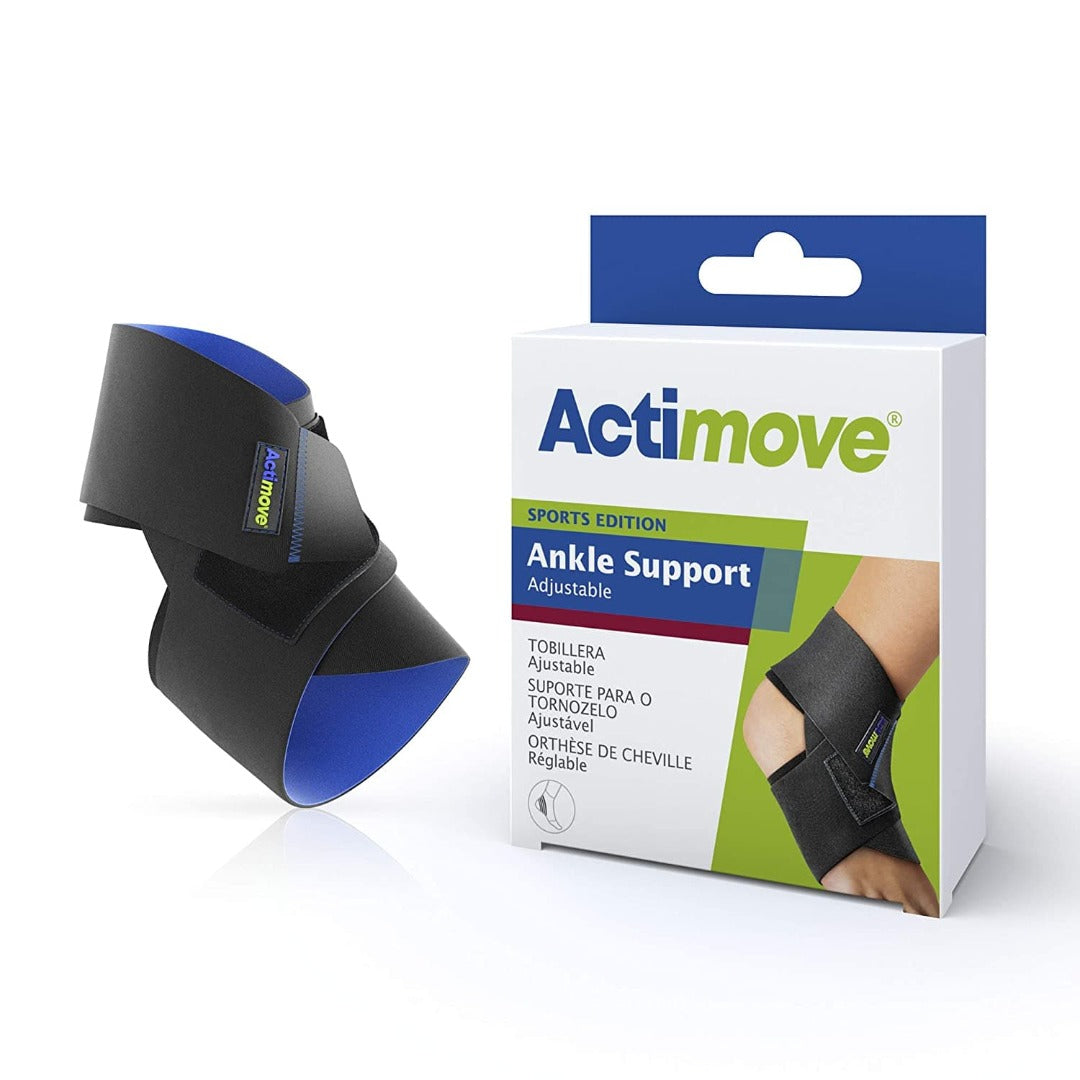 Actimove Ankle Support Adjustable Universal Black - Senior.com Ankle Support