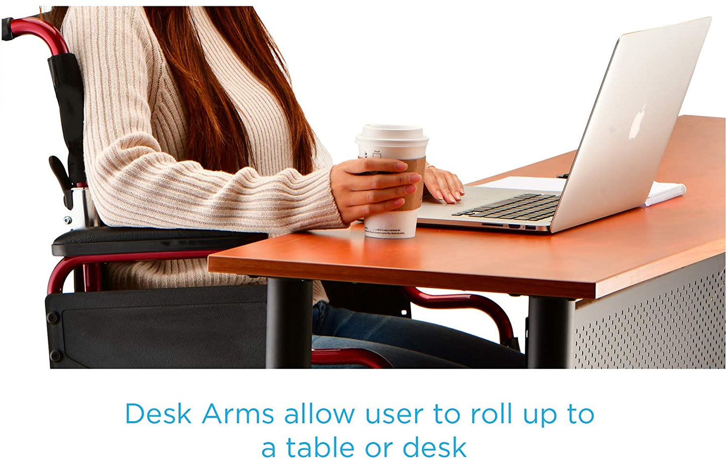 Nova Medical 349 19" Transport Chair with Detachable Arms & Swing Away Foot Rests - Senior.com Transport Chairs