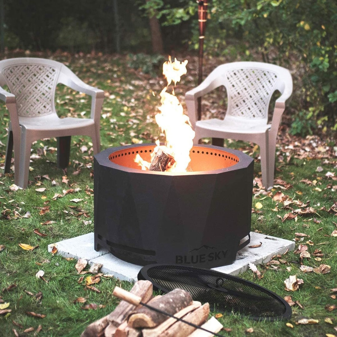 Blue Sky Extra Large Mammoth Patio Fire Pit with Ash Tray - Senior.com Fire Pits