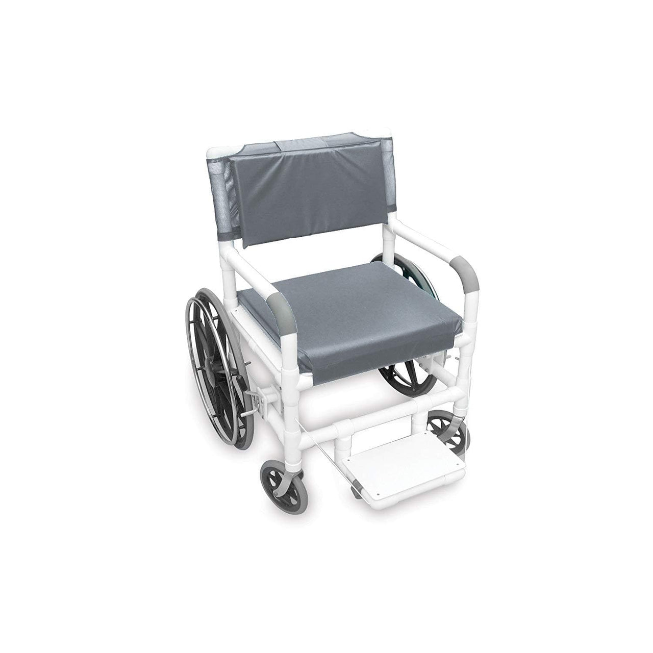 MJM International Non-Magnetic PVC Wheelchair - Comes Fully Assembled - Senior.com Transport Chairs