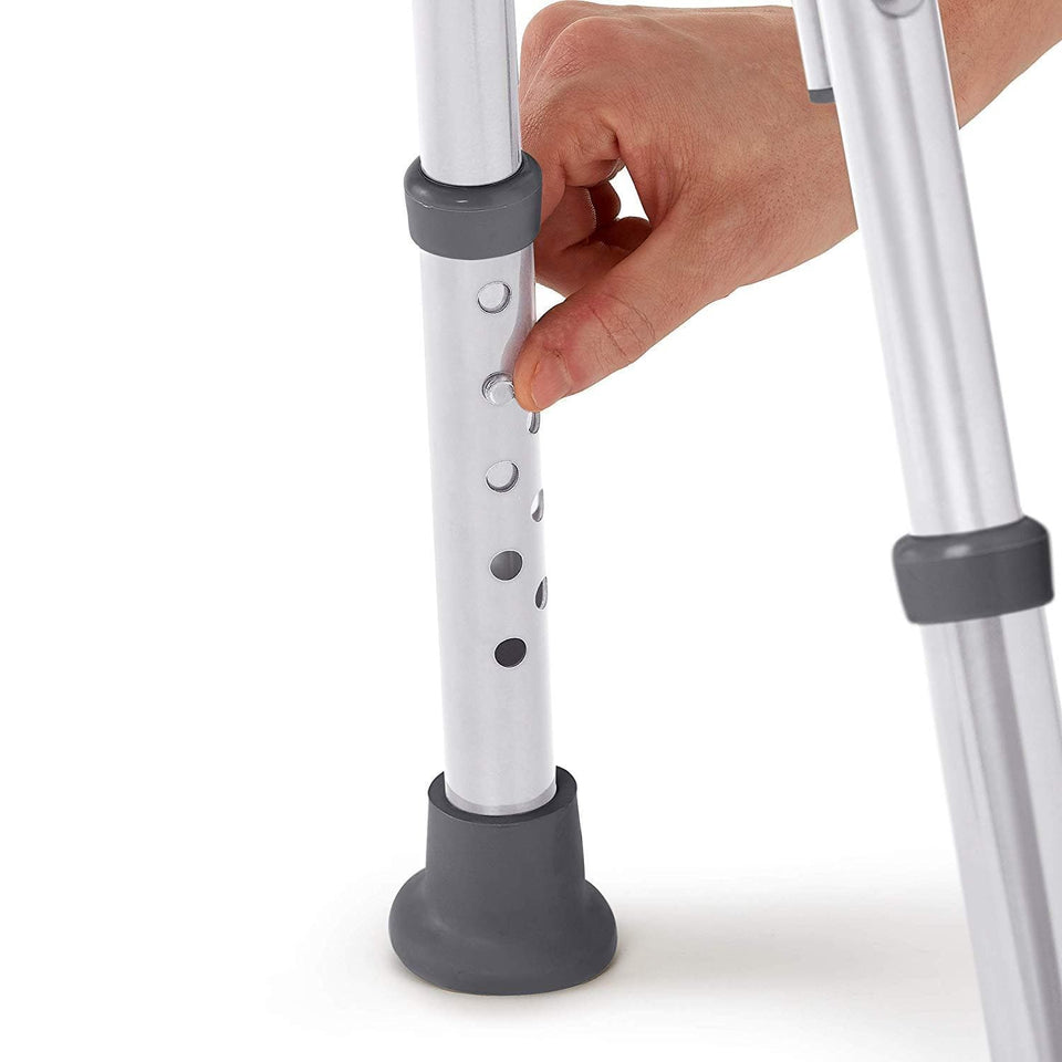 Medline Knockdown Transfer Bath Bench with Back & Microban Protection