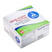 Dynarex Latex Free Sterile Disposable Alcohol Preparation Pads - Medium - Senior.com Alcohol Wipes