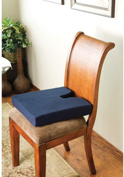 Carex Memory Foam Coccyx Seat Cushion - Tailbone Pain Relief Cushion - Senior.com Coccyx Cushions