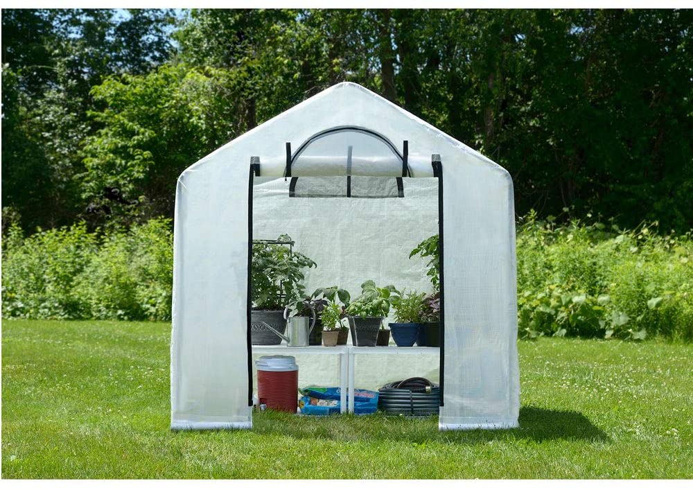 ShelterLogic 6' x 4' x 6' GrowIT Outdoor Backyard Garden Greenhouse and Compact Waterproof Plant Shelter - Senior.com Greenhouses
