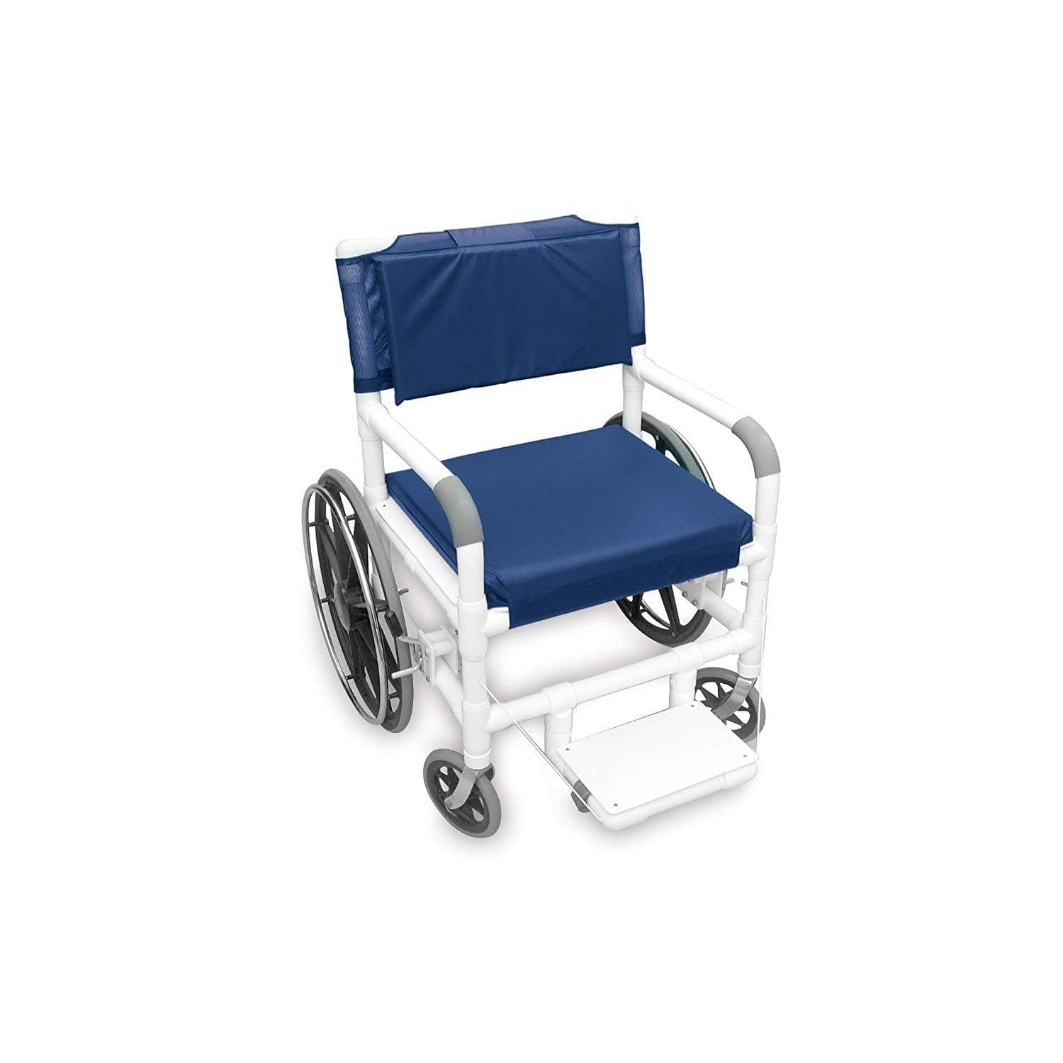 MJM International Non-Magnetic PVC Wheelchair - Comes Fully Assembled - Senior.com Transport Chairs