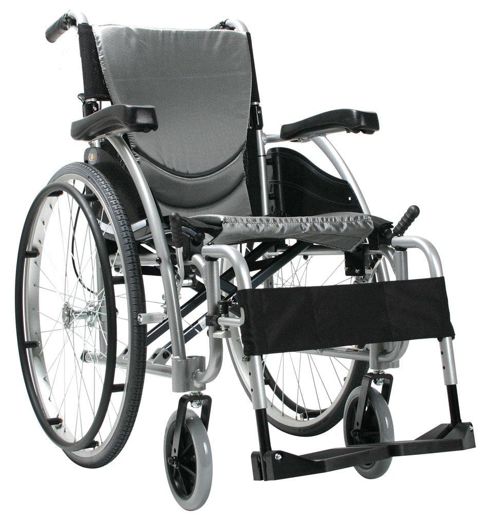 Karman Healthcare S-Ergo Folding Lightweight Ergonomic Wheelchair with Quick Release Axles - Senior.com Wheelchairs