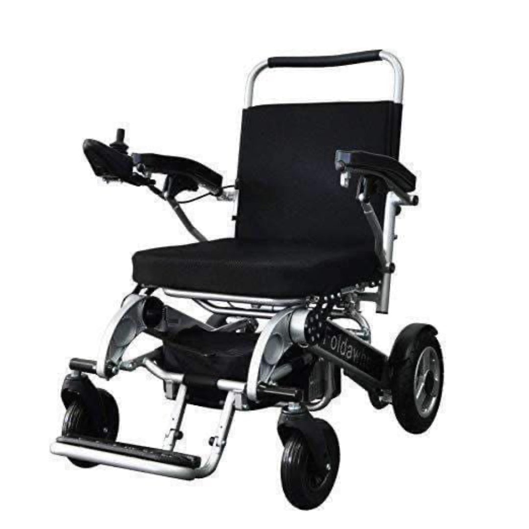 Foldawheel Electric Lightweight Folding Power Chair with Long Range Battery - Only 55 lbs - Senior.com Power Chairs