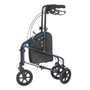 Lifestyle Mobility Aids Rally Lite - Aluminum 3 Wheel Folding Walkers with Tote - Senior.com Rollators