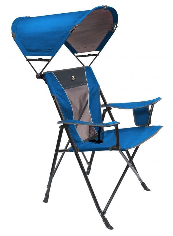 Deck chair with online sunshade