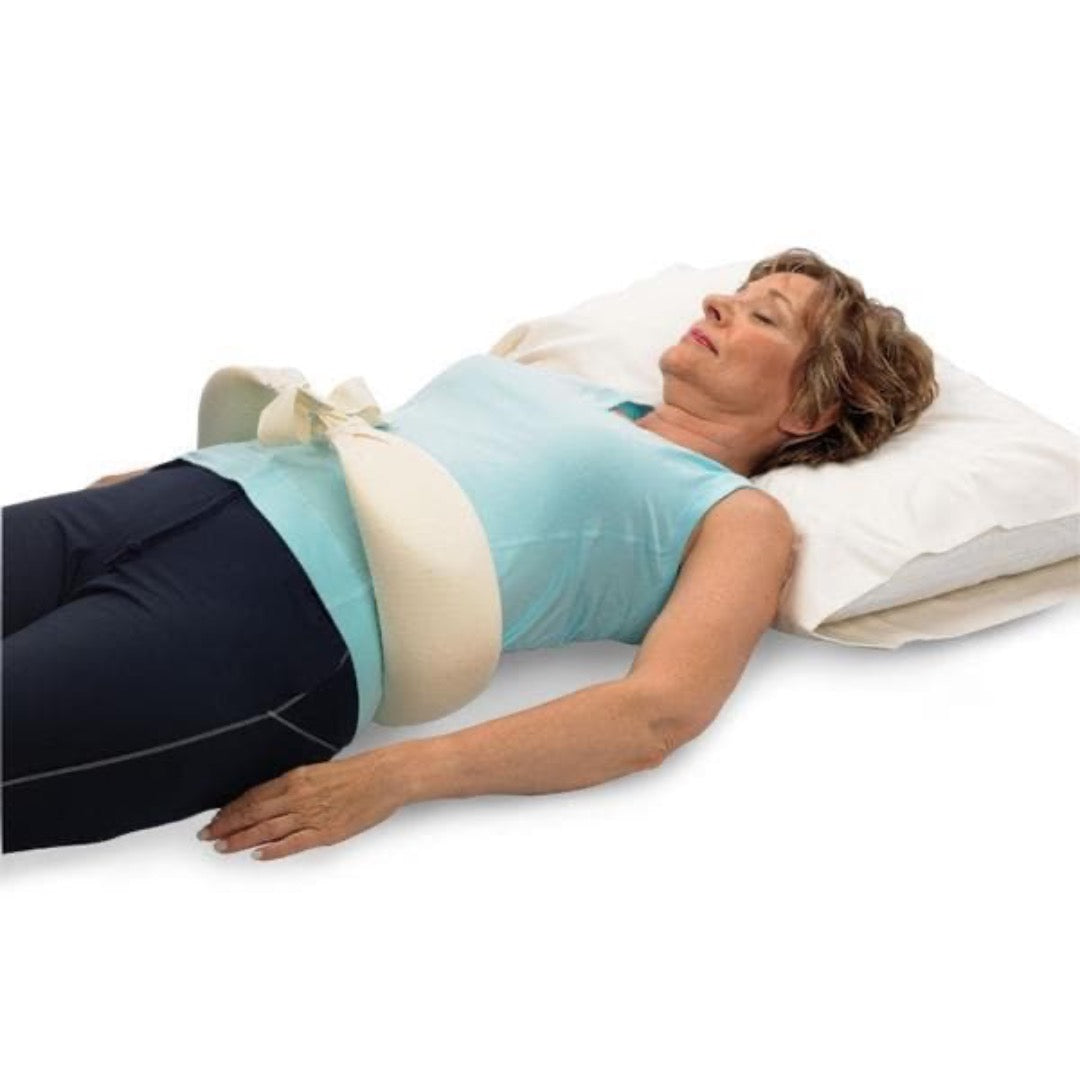 Lower Back Pillow Lumbar Support Pillow for Bed Waist Stretch Relief
