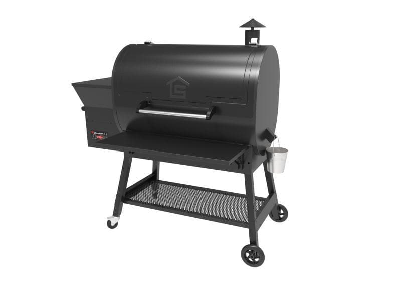 Lifesmart XL 7-in-1 Precision Wood Pellet Grill Smoker with Side Shelf - Senior.com Grills & Barbecues