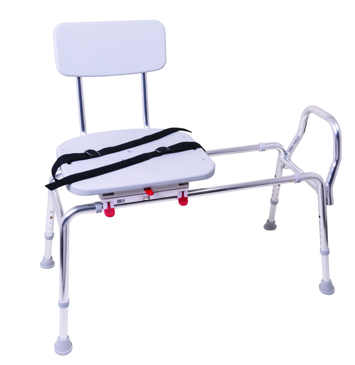 Roscoe Medical Sliding Transfer Bench with Swivel Seat and Back - Senior.com Transfer Equipment