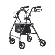 Lifestyle Mobility Aids Folding Royal Aluminum Rollator with 6" Wheels - Senior.com Rollators