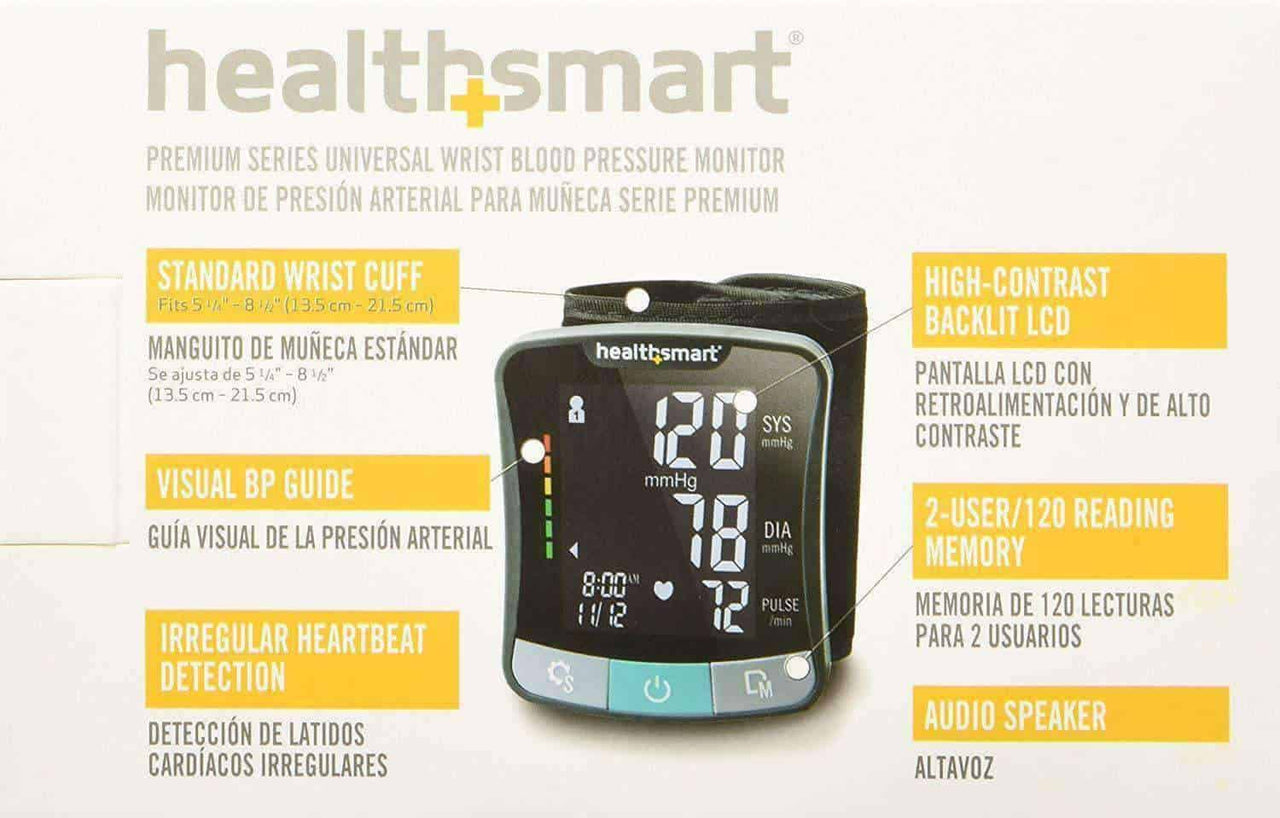 Healthsmart premium wrist digital blood pressure monitor Clearance