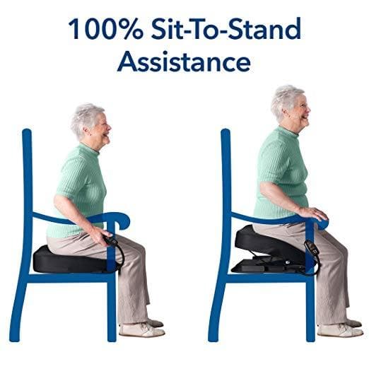 Carex Health Brands Premium Power Lifting Seat - 100% Electric Lift Up To 300 lbs - Senior.com Stand Assist Aids