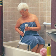 Carex Adjustable Bath and Shower Seat – Height Adjustable Shower Stool - Senior.com Bath Stool