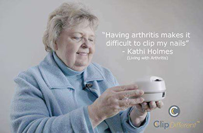 ClipDifferent Pro Automatic Fingernail Clipper - The Safe Way to Trim Fingernails - Senior.com Nail Trimmers