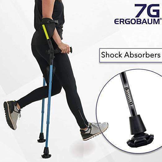 Ergoactives Ergobaum Prime 7TH Generation Forearm Crutches - Adult