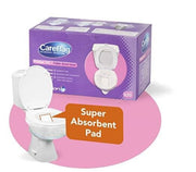 Carebag Toilet Bowl & Bedside Commode Liners with Super Absorbent Pad - 20 liners - Senior.com Commode Liners