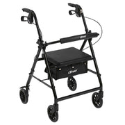 Drive Medical Rollator Rolling Walker with 6" Wheels, Fold Up Removable Back Support & Padded Seat - Senior.com Rollators