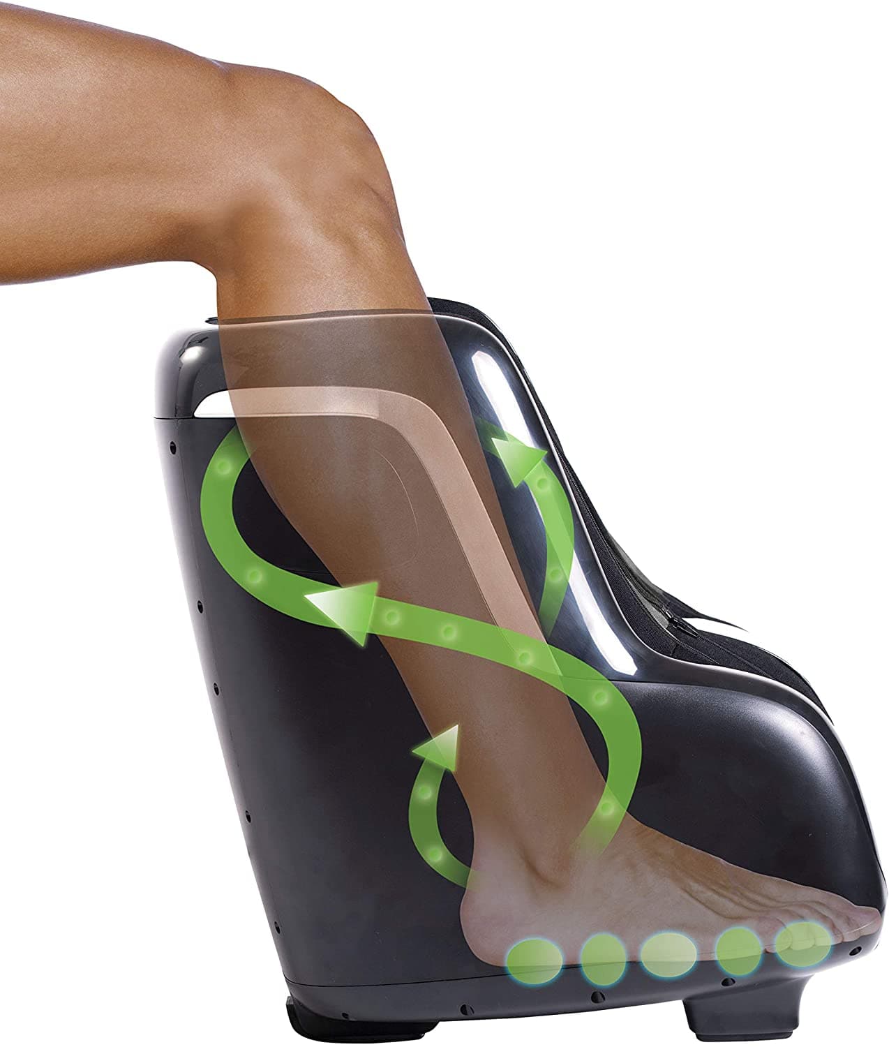 Human Touch Reflex5s Foot and Calf Massager - Perfect for Relaxation and Stress Relief - Senior.com Foot Massagers