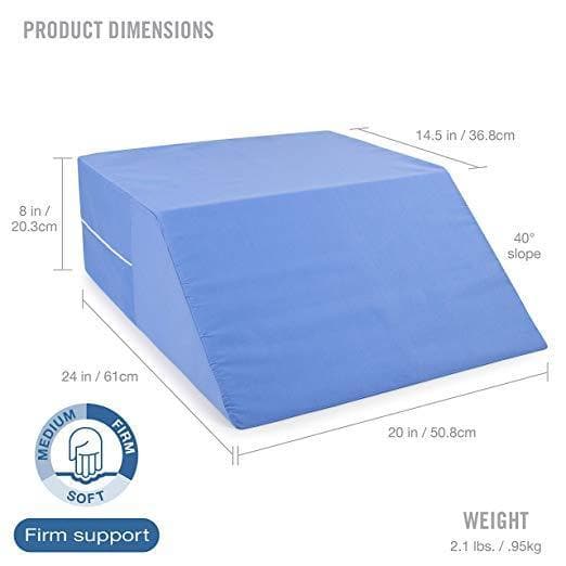 DMI Ortho Bed Supportive Foam Wedge Pillow for Elevating Legs - Senior.com Bed Wedges