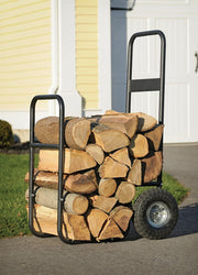 ShelterLogic Haul It Wood Mover - Rolling Firewood Carrier Cart - Senior.com Firewood Carrier