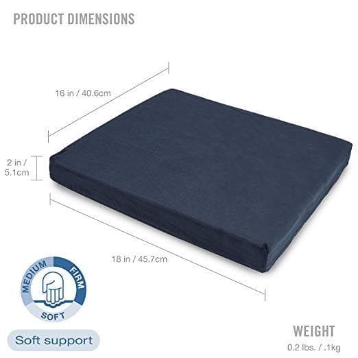  Medline Gel Foam Pressure Reduction Cushions, 16x16x3