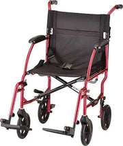 Nova Medical 18" Lightweight Aluminum Folding Transport Wheelchairs - Senior.com Transport Chairs