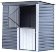 Arrow Shed-in-a-Box Compact Galvanized Steel Storage Shed with Pent Roof - Senior.com Sheds