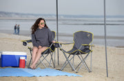 ShelterLogic Quik Chair Heavy Duty Folding Camp Chair - Extra Large - Senior.com Beach Chairs
