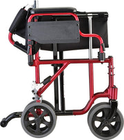 Nova Medical 19" Transport Chair with Detachable Arms & Swing Away Foot Rests - Senior.com Transport Chairs
