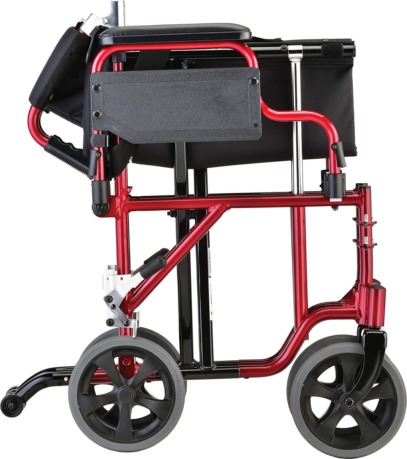 Nova Medical 349 19" Transport Chair with Detachable Arms & Swing Away Foot Rests - Senior.com Transport Chairs