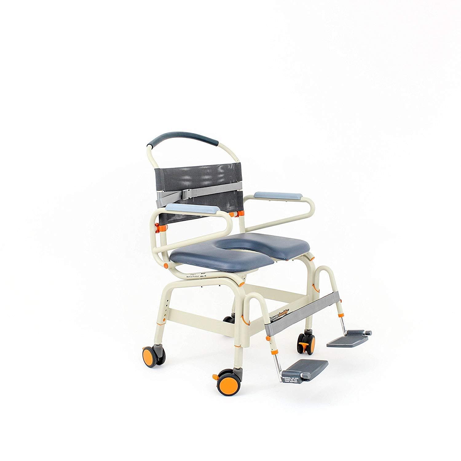 ShowerBuddy Roll-In Bariatric Extra Wide Mobile Shower Chairs - Senior.com Shower Chairs
