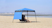 Quik Shade Go Hybrid Sun Protection Pop-Up Slant Leg Backpack Canopy - Senior.com Canopies
