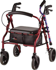 Nova Medical Cane Holder for Rollators and Folding Walkers - Senior.com cane parts and accessories