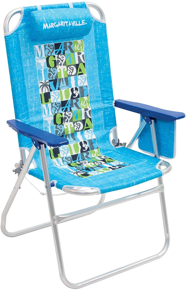 Margaritaville Big Shot High and Wide Folding Beach Chair