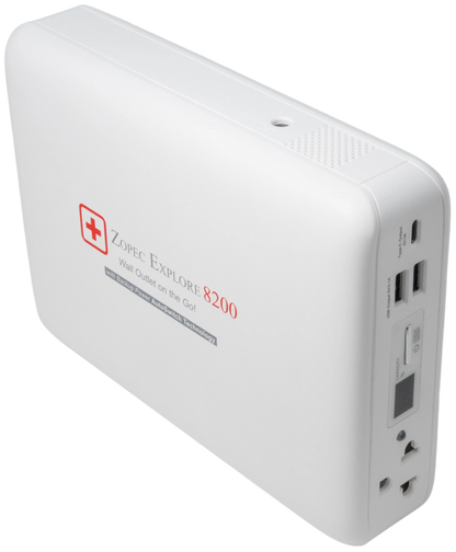 Zopec EXPLORE 8200 Travel CPAP Battery & Universal Power Pack (up to 4 nights) - Senior.com Portable Battery Packs
