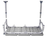Drive Medical Plastic Tub Transfer Bench with Adjustable Backrest - Gray - Senior.com Transfer Equipment